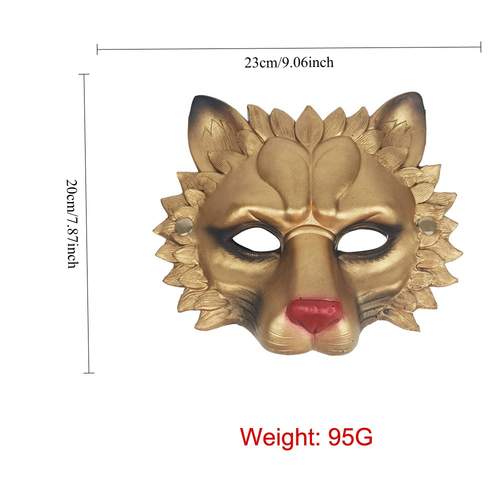 Cosplay Props Eva Foam - Masque de lion d'Halloween pour adultes,