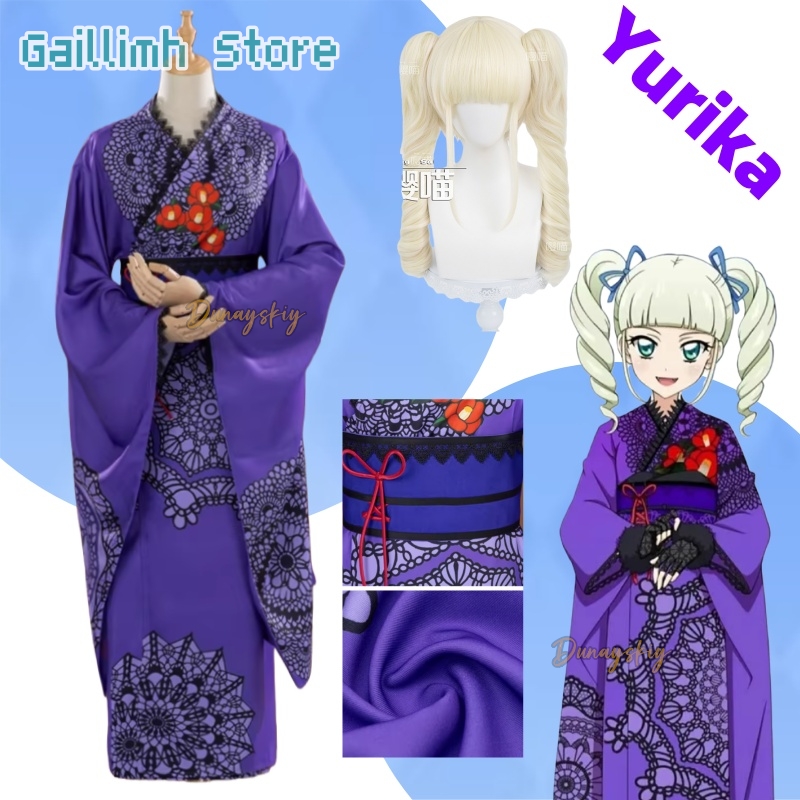 Cosplay Prop Pattern - Aikatsu! Costume de Cosplay Kimono Yurika