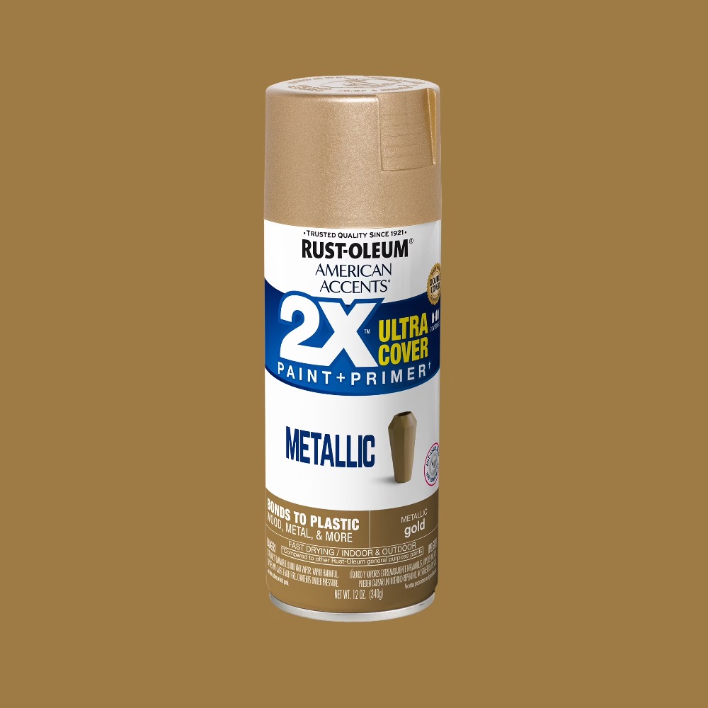 Metallic Spray Paint - Peinture en aérosol métallisée Gold American