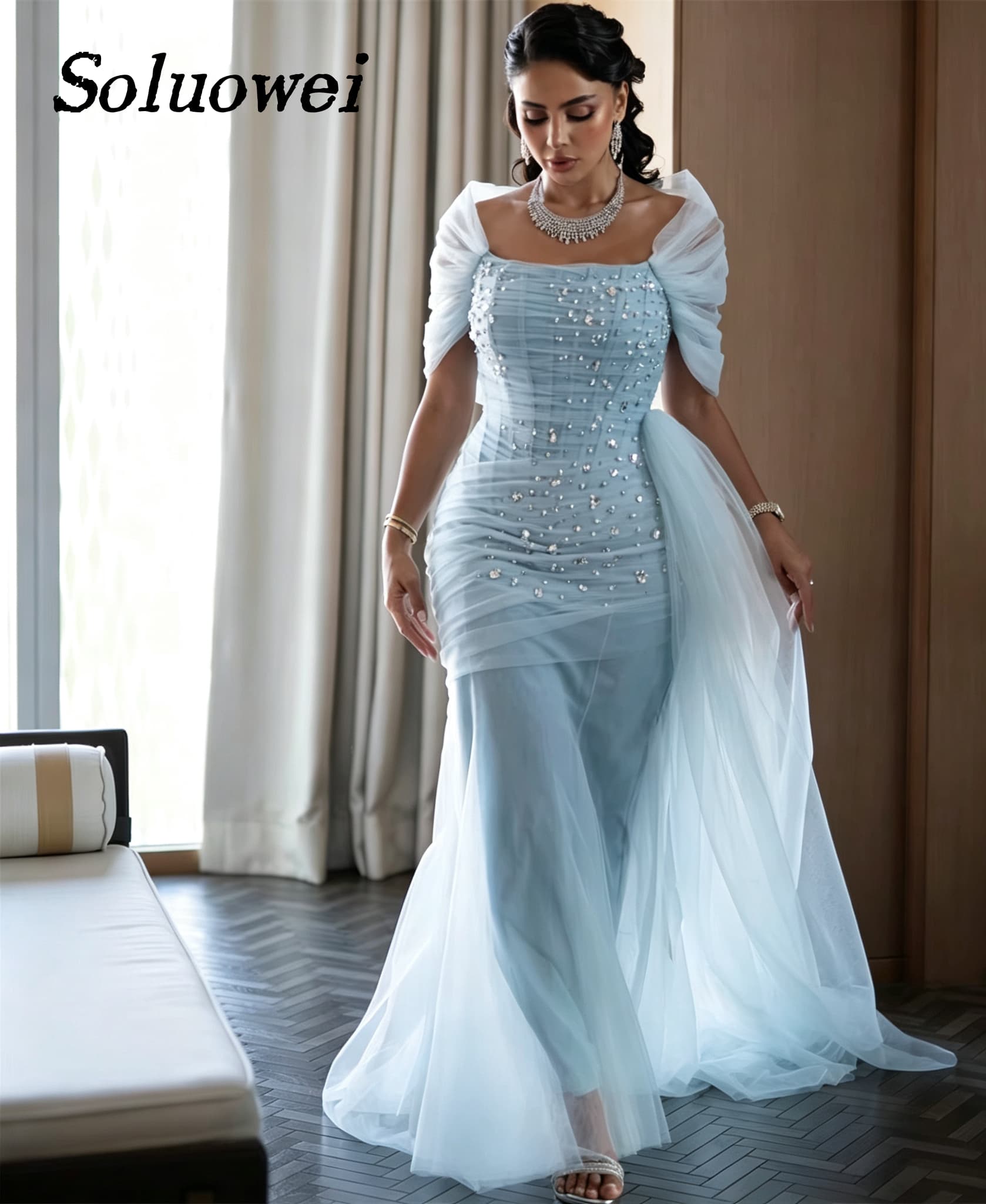 Briar Cosplay Prop - Robes de bal sirène en tulle