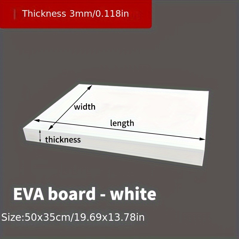 Planche en mousse EVA 14x39 po - Cosplay Props Eva Foam avis et prix