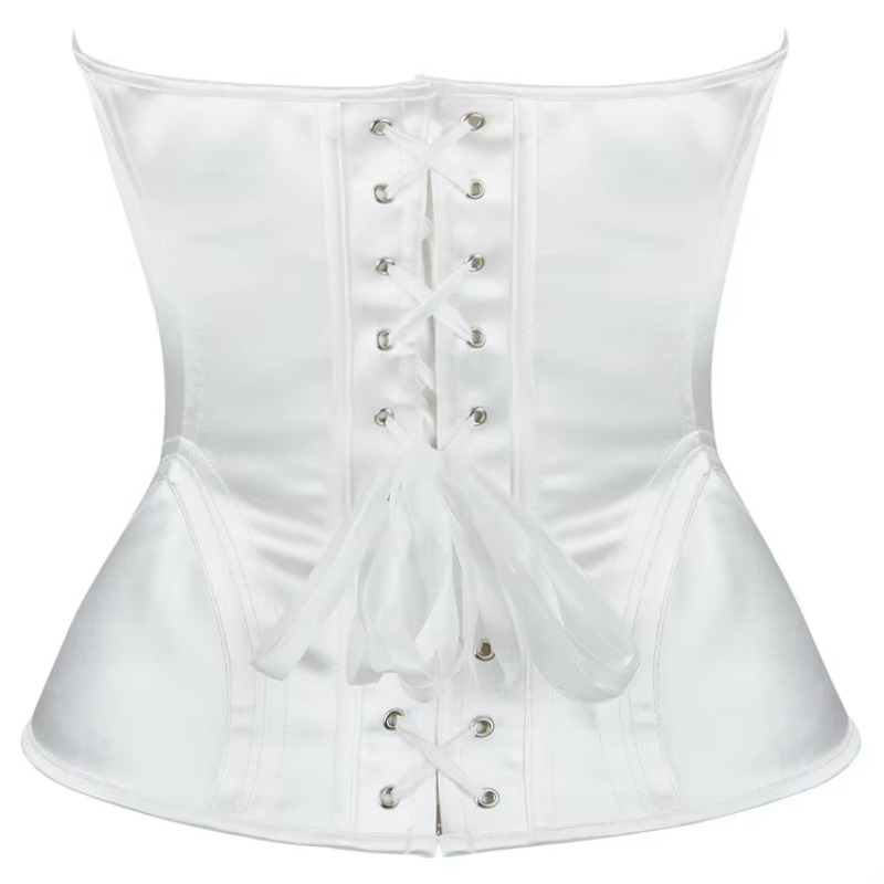 Corset blanc pour femme, busti - Boning Corset Steel avis et prix