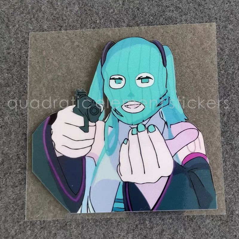 Autocollant Moto Miku Étanche  - Cosplay Floating Prop avis et prix