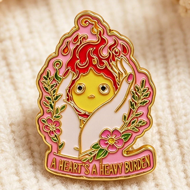 A HEART'S A HEAVY BURDEN Pin's - Cosplay Flame Prop avis et prix