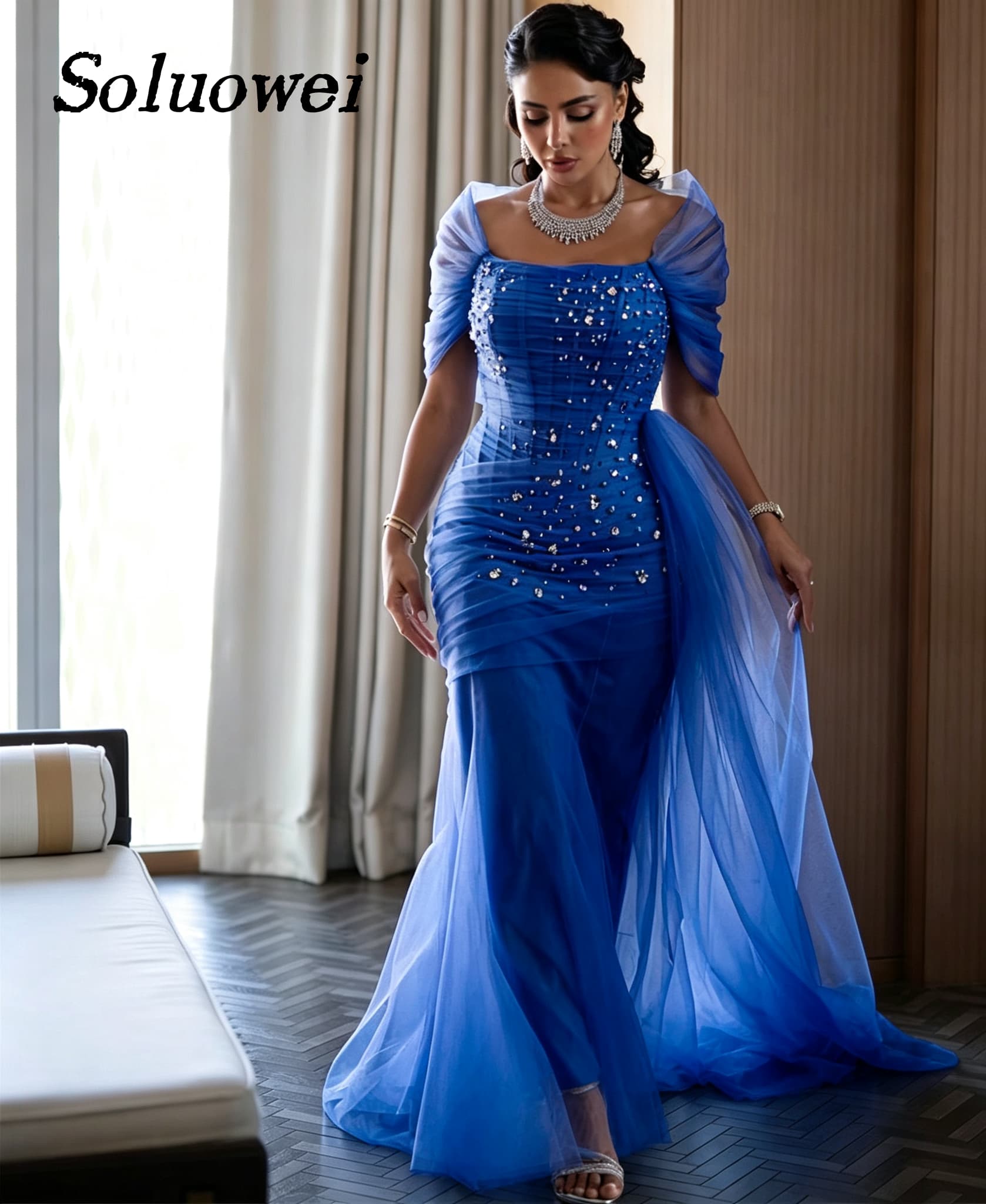 Robes de bal sirène en tulle à - Briar Cosplay Prop avis et prix