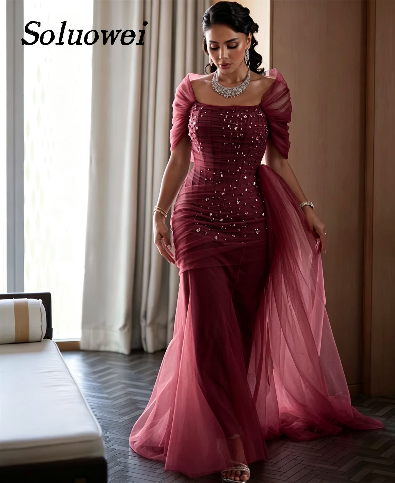 Robes de bal sirène en tulle à - Briar Cosplay Prop avis et prix